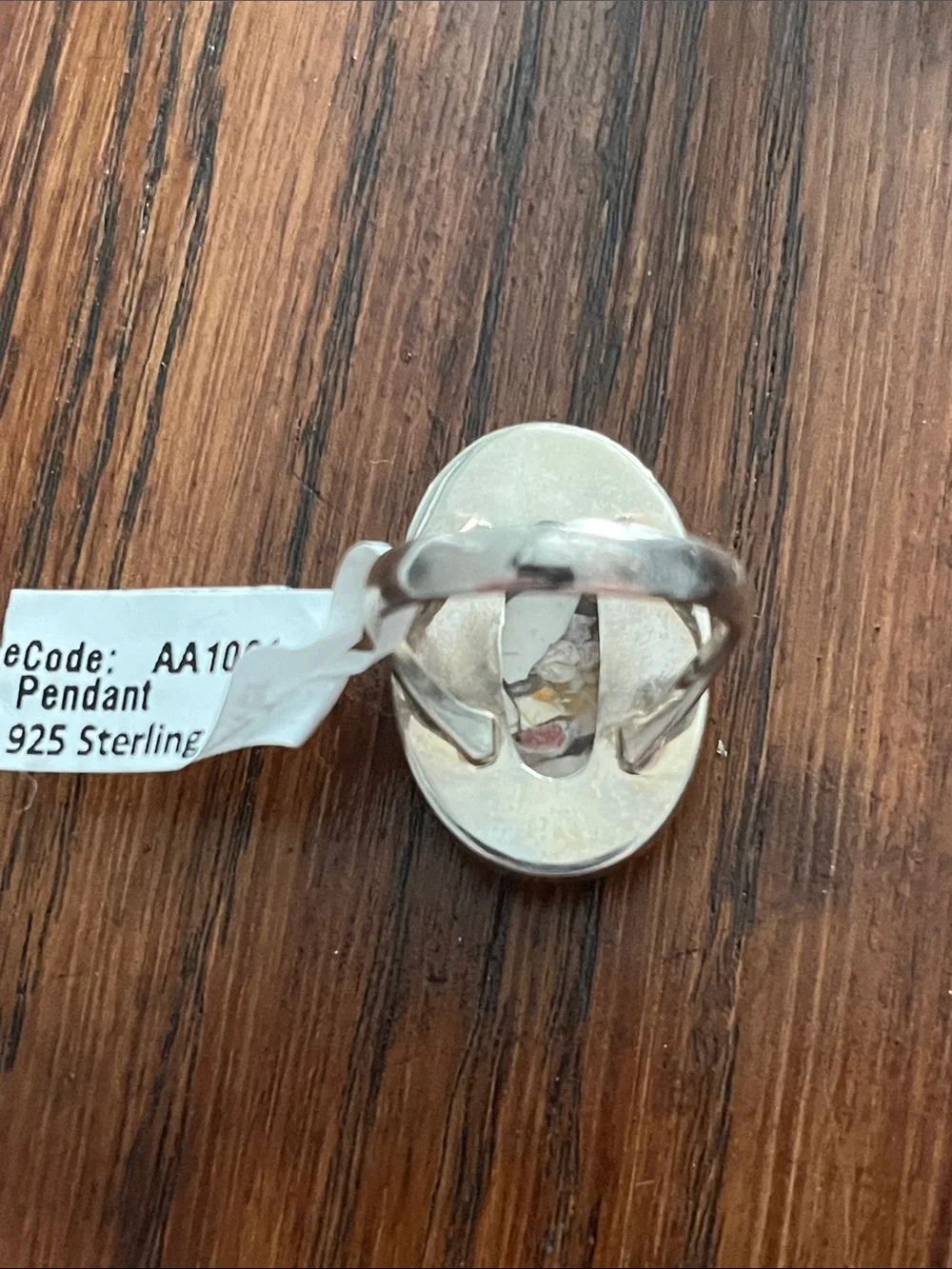 Yellow Brecciated Mookaite Oval Sterling Ring
